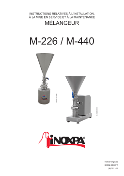 iNOXPA Blender M-226 Manuel utilisateur