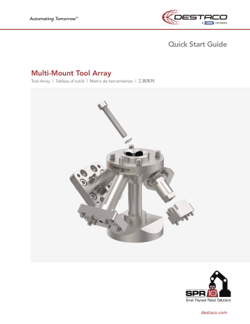 DESTACO SPR Multi-Mount Tool Array Guide de démarrage rapide | Fixfr