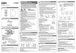 Vemer simply W Digital time switch Manuel utilisateur