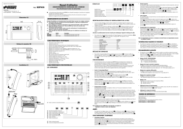 Vemer Hipnos Grigio Chronothermostat Manuel utilisateur | Fixfr