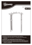 Outsunny 845-126 7.5' Fir Wood Round Outdoor Garden Pergola Style Arbor Arch Trellis Manuel utilisateur