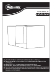 Outsunny 845-795V00BK 10 x 6.5ft Tall Crop Cage Manuel utilisateur