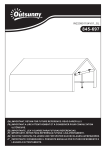 Outsunny 845-697CG 8' x 7' Garden Storage Tent Manuel utilisateur