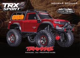 Traxxas TRX-4 Sport High Trl Manuel utilisateur