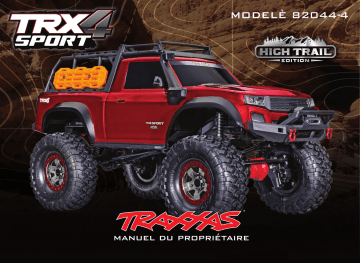 Traxxas TRX-4 Sport High Trl Manuel utilisateur | Fixfr