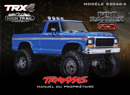 Traxxas TRX-4 F-150 Pickup Manuel utilisateur