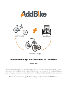 AddBike 97357740 Manuel d'utilisation