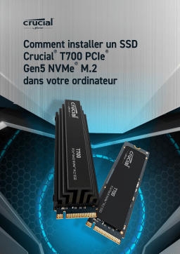 Manuel utilisateur Greenworks Crucial T700 1To Gen5 NVMe M.2 SSD