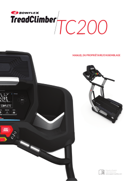 Bowflex BowFlex TC200 Manuel du propriétaire