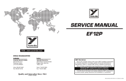 Manuel utilisateur YORKVILLE EF12P - Guide d'utilisation