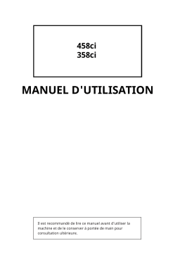 Manuel d'utilisation TA Triumph-Adler 358ci