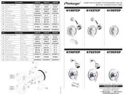 Belanger 4192TCP Guide d'installation