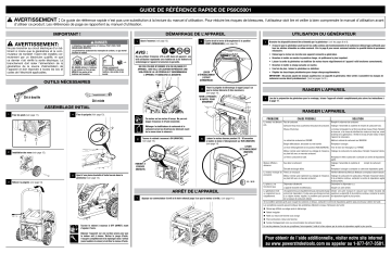 Manuel PowerStroke PS9C5001 - Guide de référence rapide | Fixfr