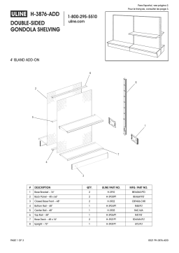 Uline H-3876-ADD Guide d'installation