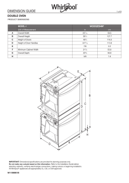 Whirlpool WOD52ES4MB Manuel utilisateur | Guide d'utilisation