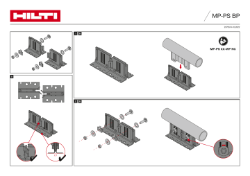 Manuel Utilisateur Hilti MP-PS BP Pipe Shoes | Fixfr