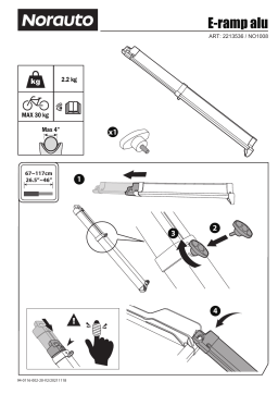 Manuel d'utilisation Norauto NO1008 - Rampe de chargement