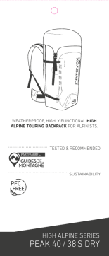 Manuel Utilisateur Ortovox PEAK 40