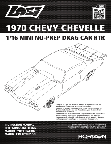 Horizon Hobby LOS211040 Manuel utilisateur - Télécharger PDF | Fixfr
