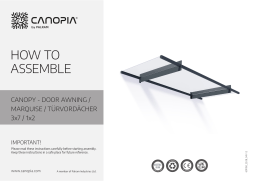 CANOPIA 601760 Manuel utilisateur