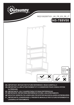 Outsunny 845-788V00ND Manuel utilisateur