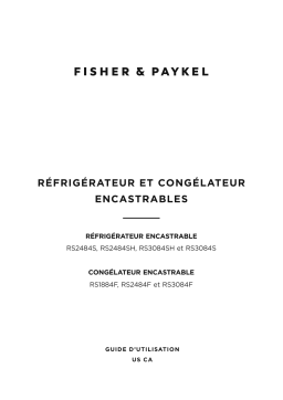 Fisher & Paykel RS2484FRJ1 Mode d'emploi