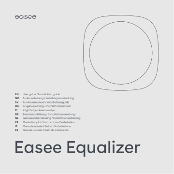 Manuel d'utilisation Easee Equalizer | Fixfr