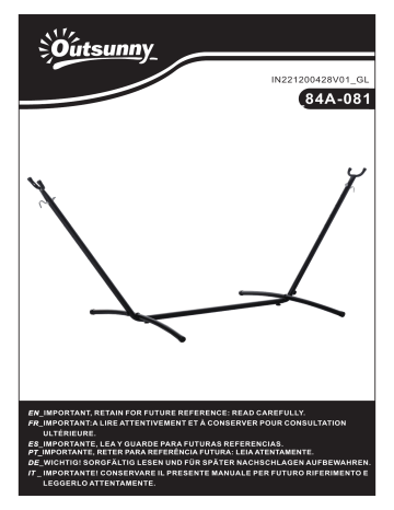 Outsunny 84A-081 Mode d'emploi | Fixfr