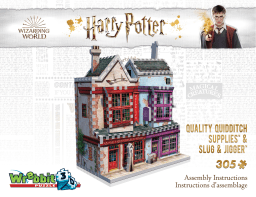 Wrebbit 3D Puzzle Harry Potter - Magasins de Quidditch et Slug & Jiggers