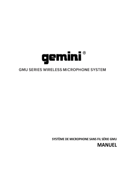 Manuel utilisateur Gemini GMU Series - Téléchargement gratuit