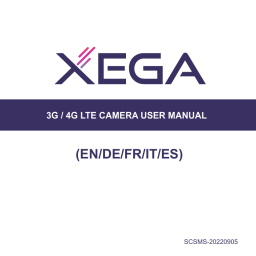 Manuel utilisateur XEGA SCSMS-20220902 - Caméra 4G LTE