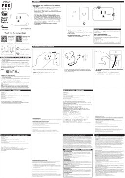 Manuel utilisateur Jasco ro Series Plug-In Smart Switch