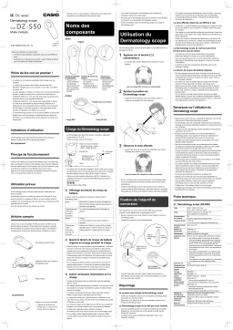 Casio DZ-S50 Manuel utilisateur