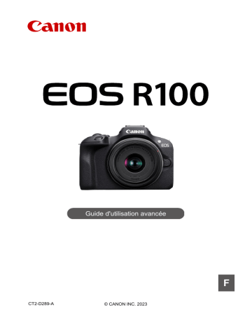 Canon EOS R100 Manuel utilisateur - Télécharger PDF | Fixfr