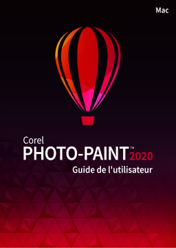 Corel Photo Paint 2020 Macintosh Manuel utilisateur