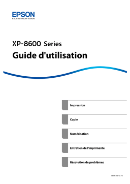 Epson XP-8600 Manuel utilisateur