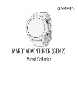 Manuel Garmin Marq Adventurer Gen 2 : Fonctions et utilisations