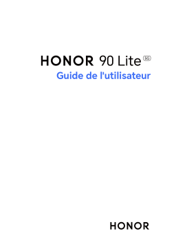 Manuel d'utilisation Honor 90 Lite 5G