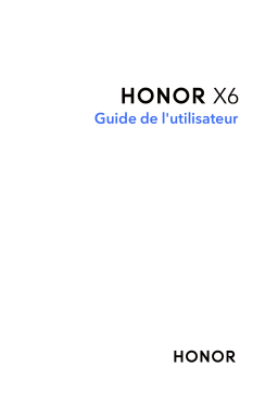 Manuel utilisateur Honor X6 - Télécharger PDF