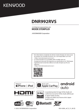 Kenwood DNR 992 RVS Manuel d'utilisation - Télécharger PDF