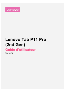 Manuel utilisateur Lenovo Tab P11 Pro 2eme Génération