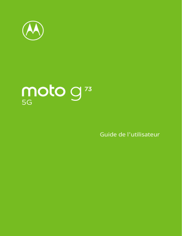 Motorola MOTO G73 5G Manuel utilisateur | Fixfr