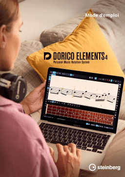 Manuel utilisateur Dorico Elements 4 - Steinberg