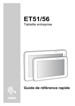 Xplore ET51 Manuel utilisateur - Guide de référence rapide