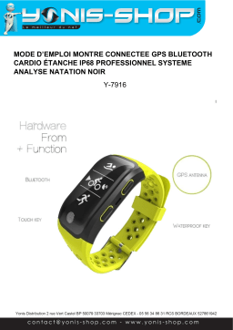 Manuel utilisateur Yonis Y-7916 - Montre connectée GPS Bluetooth étanche IP68