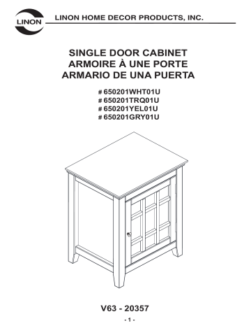 Manuel Linon Large Single Door Cabinet Blue Ant - Armoire à une porte | Fixfr
