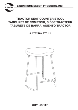 Linon Tractor Seat Counter Stool Manuel utilisateur