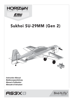 Manuel du propriétaire E-flite EFL8850 - Télécharger PDF