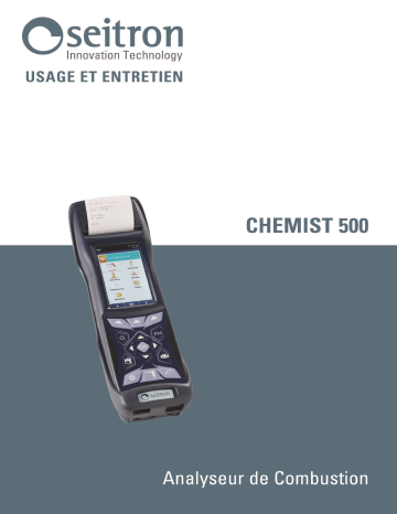 Manuel du propriétaire Seitron Chemist 500/500 Be Green | Fixfr