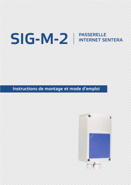 Sentera Controls SIG-M-2 Manuel utilisateur